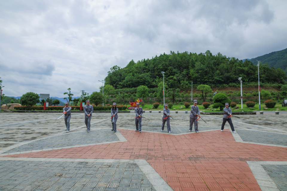 武汉红色印记团建活动现场