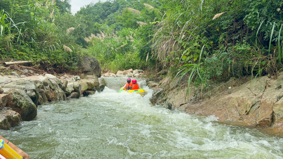 黄石河漂流河道