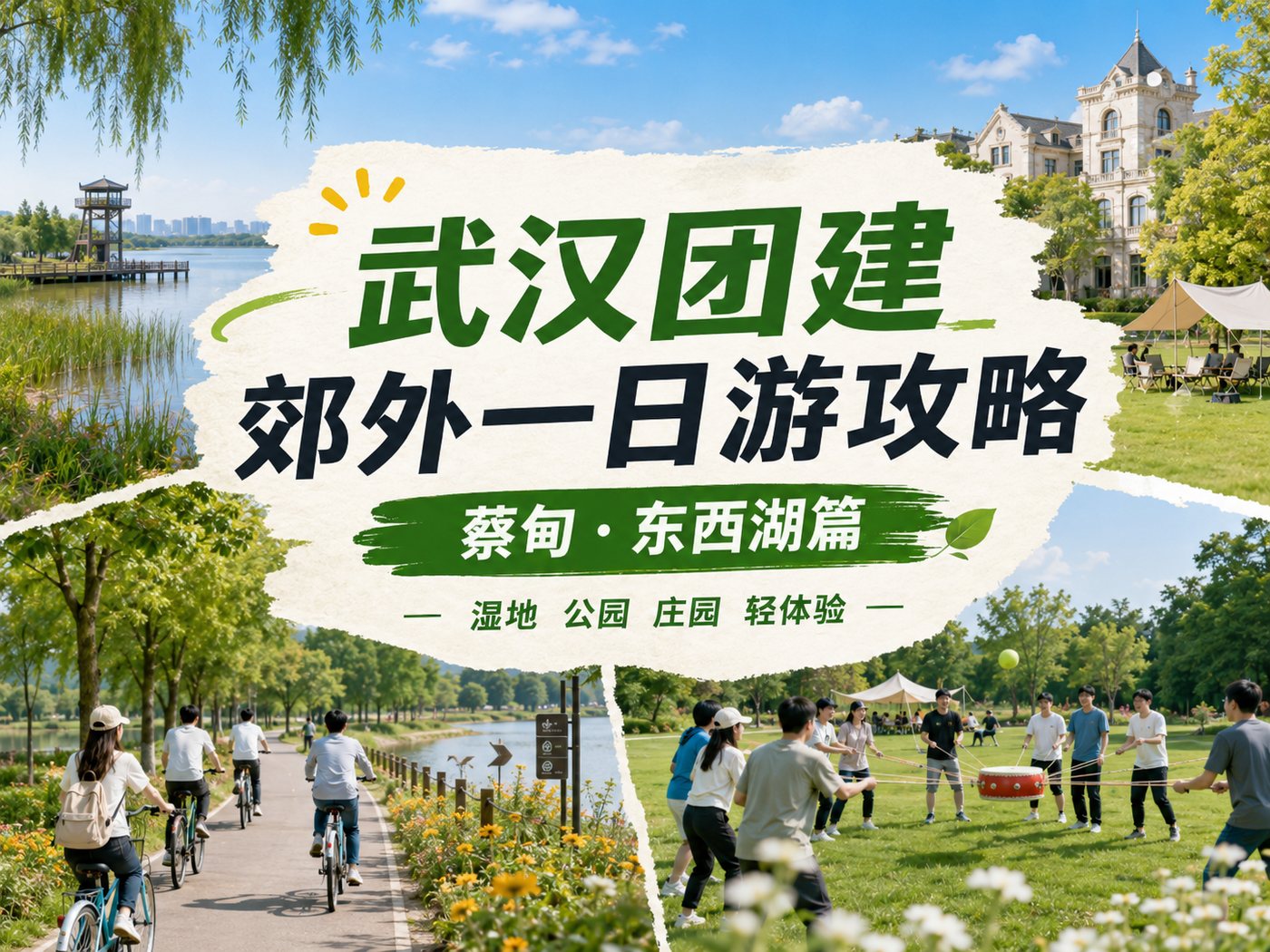 武汉团建郊外一日游攻略?蔡甸东西湖篇