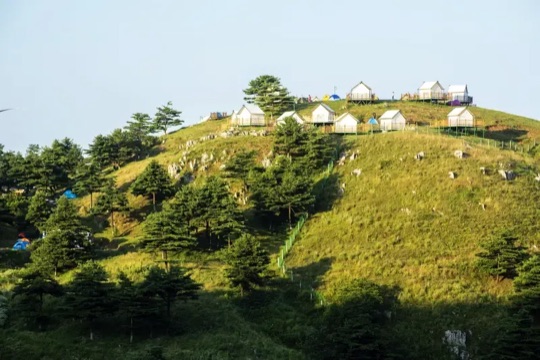 百里荒山顶星空帐篷+游客(费用段)