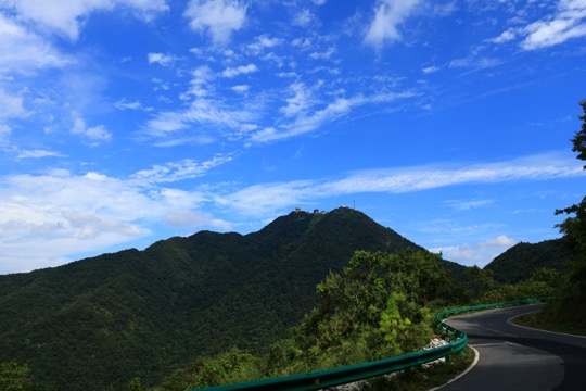 大洪山盘山公路+远山+山顶宝塔(1273 段位)