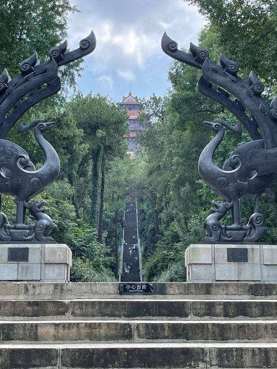 磨山楚文化游线细节,观察任务以现场真实景观为依据。